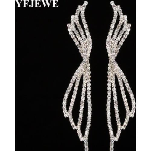 YFJEWE Women Long Earrings Christmas Gifts Bijoux Genuine SWA Elements Austrian Crystal Earring Fashion Wedding Jewelry #E431