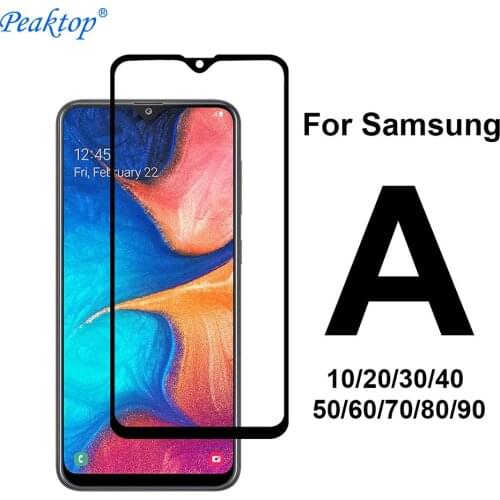 Protective Glass for Samsung Galaxy A50 A70 Screen Protector Tempered Glass A20 A20e A60 A80 A30 A40 A70 A50 A10 A90 Sheet Film