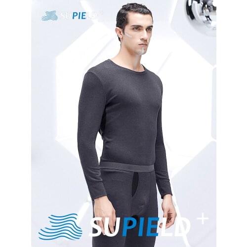 Xiaomi Supield Winter Plus Velvet Thick Thermal Underwear Seamless Mens Autumn Winter Clothing Long Sleeve Top Warm Pants Suit