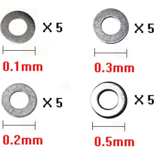 0.1mm/0.2mm/0.3mm/0.5mm Gear Gasket For JM Gen.8/9 M4A1/JM Gen.10-ACR/XWE M4/LH Vector Gearbox