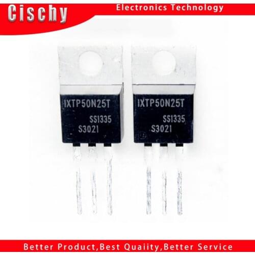 10pcs/lot IXTP50N25T 50N25 TO-220 250V 50A In Stock