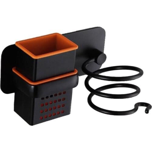 2PCS Space Aluminum Blower Rack, Bathroom Air Duct Rack, Non Punching Multifunctional Storage Rack