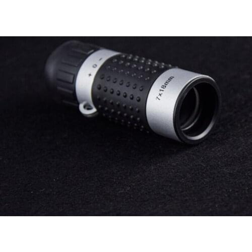 7x18 mini portable monoculars with rangefinder objective lens and focus for outdoor sightseeing sports golf