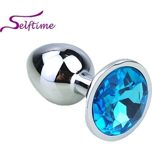 90*40mm Large Metal AnalToys For Women & Man, Big Stainless Steel Butt Plugs +Crystal Jewelry, Booty Beads Sex Products AS024L