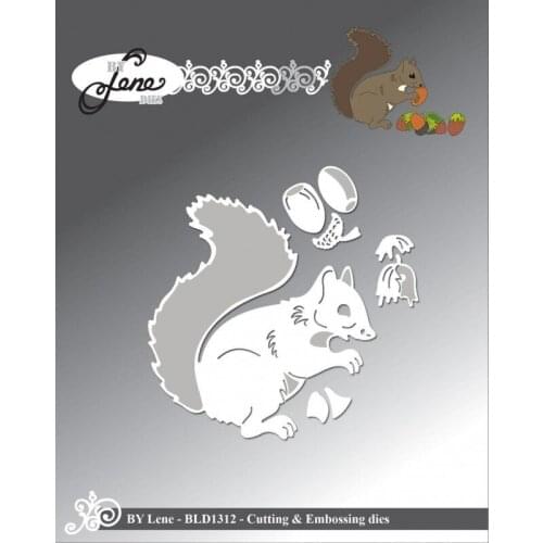 AliliArts Metal Cutting Dies Squirrel diy Scrapbooking Photo Album Decorative Embossing PaperCard Crafts Die 2020