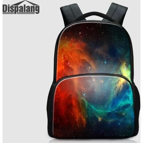 Dispalang Galaxy Stars Pattern Children Backpack In Primary School Bookbags Universe Space Men Casual Daypacks Canvas Schoolbags