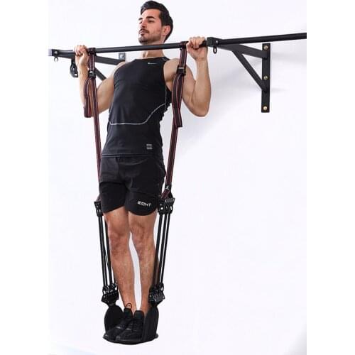 MAX 300LB Pull Up Assist Band System Adjustable Chin Up Resistance Band Improve Arm Shoulder Chest Abdomen Strength Elastic Rope