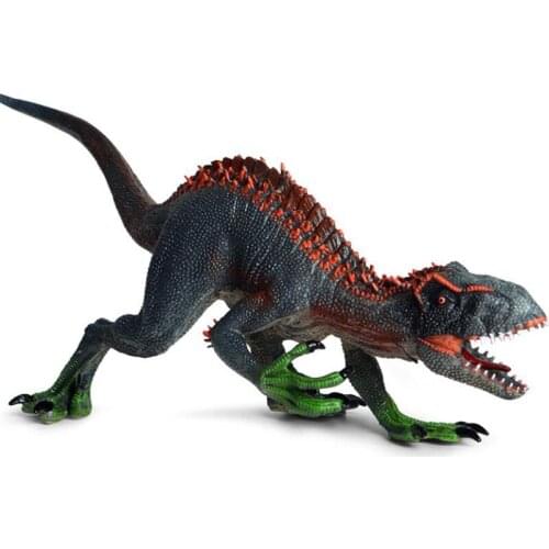 Big Size Jurassic Velociraptor Mosasaurus Action Figures Open Mouth Dilophosaurus Dinossauro World Animals Model Kids Boy Toy