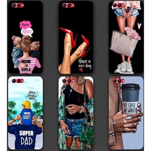 For Huawei Honor VIEW 30 20 10 Painted Silicon Soft Back Phone Case Cover for huawei honor V30 V20 V10 V 30 20 10 Case Bumper