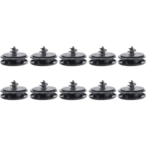 Mayitr 10pcs Plastic Vehicle Car Mat Carpet Clips Fixing Grips Clamps Floor Holders Sleeves Clips Kit Universal