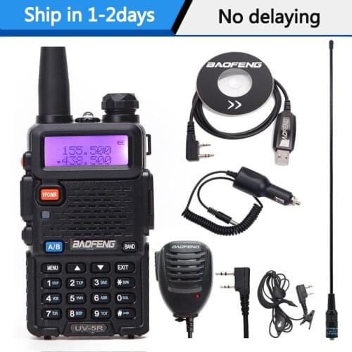 Walkie Talkie Baofeng UV-5R Radio Station 128CH VHF UHF Two-way Radio cb Portable baofeng uv 5r Radio For Hunting uv5r Ham