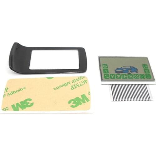 Russia version A92 Glass + A92 flexible lcd display for StarLine A92 LCD remote controller two way auto alarm free shipping