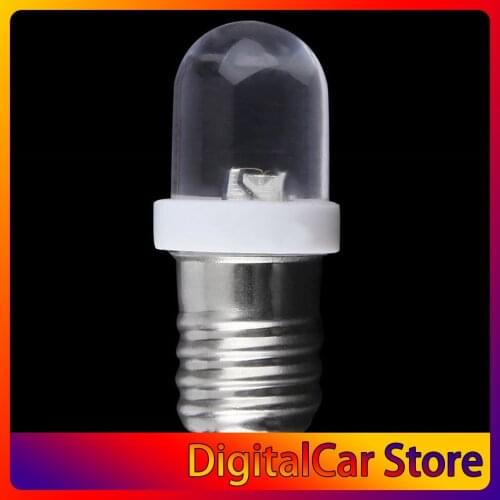 Light weight 30mA Low power consumption E10 Socket LED Screw Base Indicator Bulb Cold White 24V DC Operating Voltage