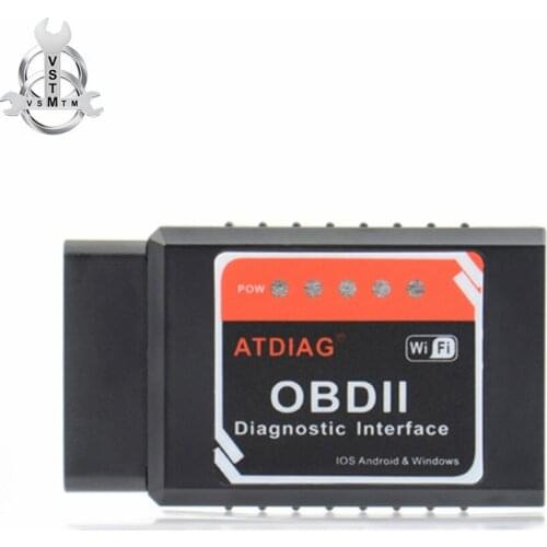 Universal OBD2 WIFI ELM327 V 1.5 Scanner for iPhone IOS Auto OBDII Scan Tool OBD 2 ODB II ELM 327 V1.5 WI-FI ODB2