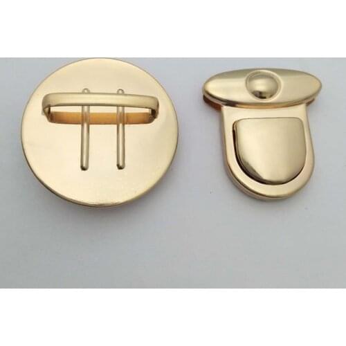 1 Pcs Metal Lock Bag Case Buckle Clasp For Handbags Shoulder Bags Purse Tote Accessories Lock Diy Craft 4.6cm In Diameter