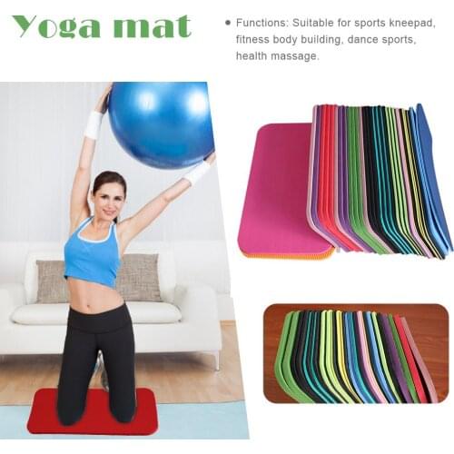 1pc 6MM Yoga Mat Knee Pad Non-slip Anti Slip Moisture-resistant Yoga Mats For Plank Pilates Exercise Sports Gym Fitness Workout