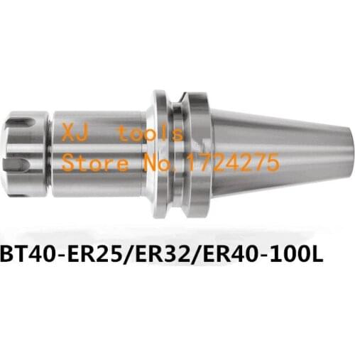1Pcs New BT40 ER40 80L BT40 ER40 100L Collet chuck holder ER40 toolholder CNC Milling Lathe