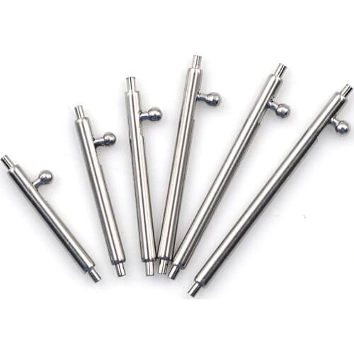 10pcs Quick Release Watch Band Single Switch Spring Bars 16mm 18mm 20mm 22mm 24mm Strap Link Pin Stainless Steel