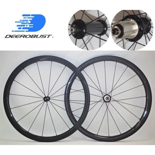 1060g Straight Pull 700c 38mm x 23mm Road Bike Carbon Tubular Wheels 3k Glossy Bicycle wheel set Powerway R36 hubs 16 20 Holes