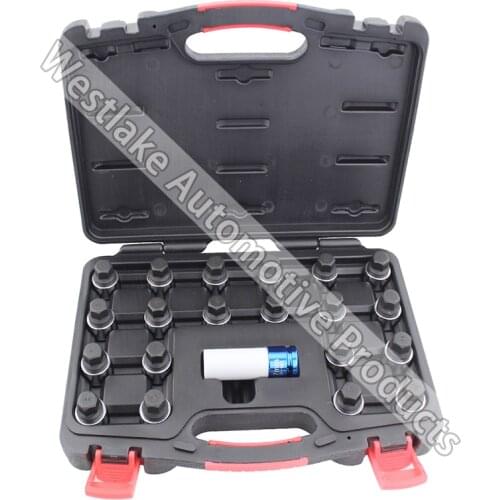 21pcs Wheel Lock Nut Socket Removal Key Wheel Nut Removal Tool For BMW 740li525 320 x1x3x5x6