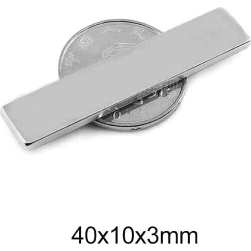 5~50PCS 40x10x3 Block Powerful Magnetic Magnets 40mmX10mm Sheet Permanent Magnet 40x10x3mm Neodymium Magnet Strong 40*10*3