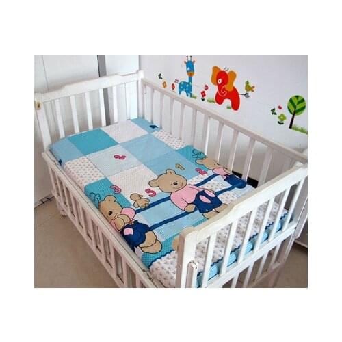 Promotion! Cartoon Baby bed sheets 100% cotton super soft crib sheet infant cot sheets,fitted sheet, 120*60/120*70cm