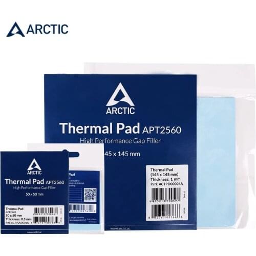 ARCTIC Thermal Grease Paste CPU Cooler Cooling Pad 6.0 W/mK Conductivity 0.5/1.0/1.5mm Heat Sink Mat50*50MM145*145MM silicone