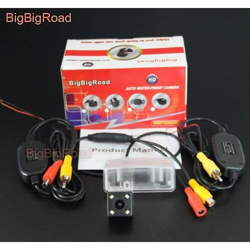 BigBigRoad Car Rear View Reverse Backup Camera For Zotye T600 waterproof night vision CCD Backup Parking Camera
