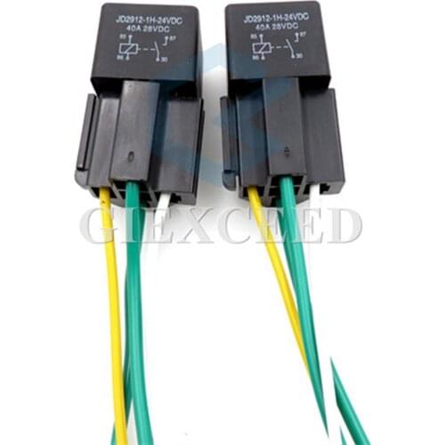 High-quality Automotive relay with socket and wire 72-80V 40A 4pin 1NO car relay