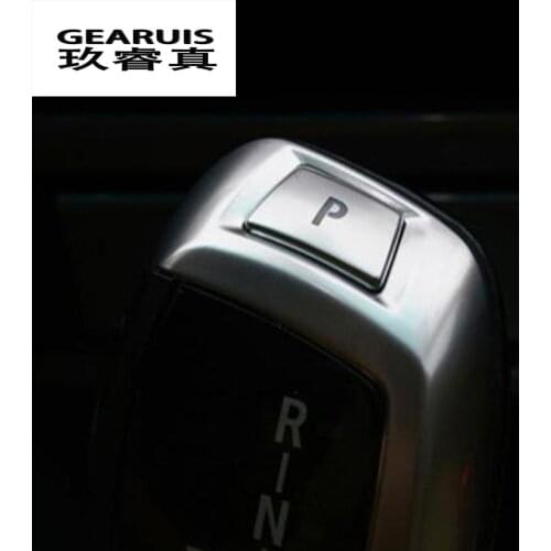 Car Styling Gear Shift Handle Sleeve Gears Button Cover Sticker Trim For BMW 5 Series E60 Sports Style Auto Interior Accessories