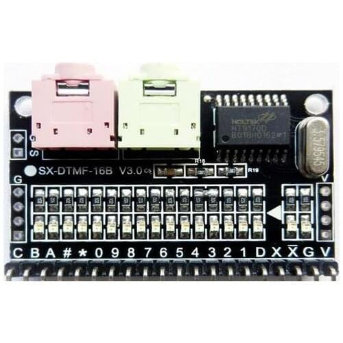 Free Shipping! DTMF decoder module dual tone multi-frequency module