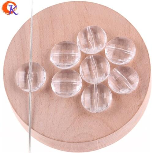 Cordial Design 20x20mm 250cs/Lot Acrylic Beads/Clear Coin Shape Beads/Hand Made/Necklace/Jewelry Accessories/Earring Findings
