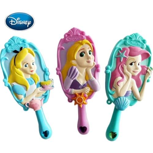 Disney cartoon comb 3D princess air cushion massage comb girl princess shape comb antistatic airbag comb