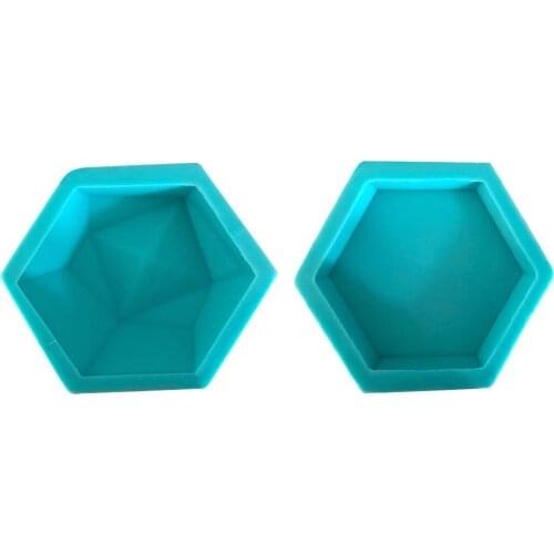 DIY Geometric Concrete Wall Molds TV Background Decoration Clay Brick Craft for Wall Stone Tile Hexagon Handicraft Silicone Mold