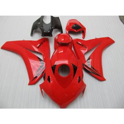 Injection mold Fairing kit for HONDA CBR1000RR 08 09 10 11 CBR 1000RR 2008 2009 2011 ABS Hot red Fairings set+gifts HH48