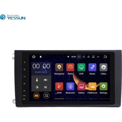 Yessun For Porsche Cayenne 2003-2010 Android Multimedia Player System Car Radio Stereo GPS Navigation With AM/FM