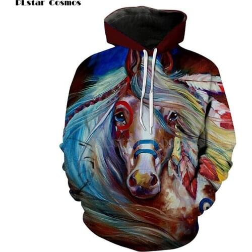 Forest Deer 3D Hoodies Men Women Hip Hop Sweatshirts Winter Autumn Hoody Pullover Casual Crewneck Hooded Streetwear animal Tree