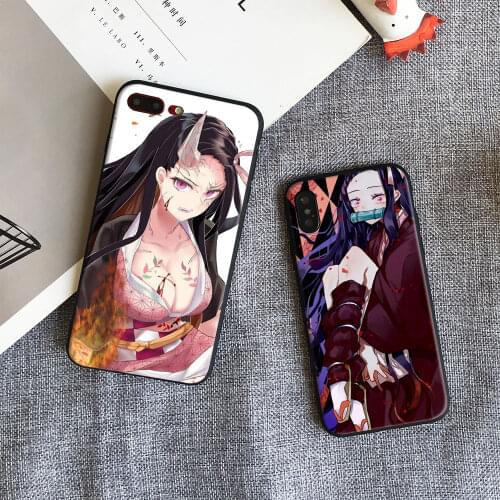 Kamado Nezuko Demon Slayer Kimetsu no Yaiba For iPhone 6 6s 7 8 Plus X XR XS 11 Pro Max soft silicone Phone case cover shell