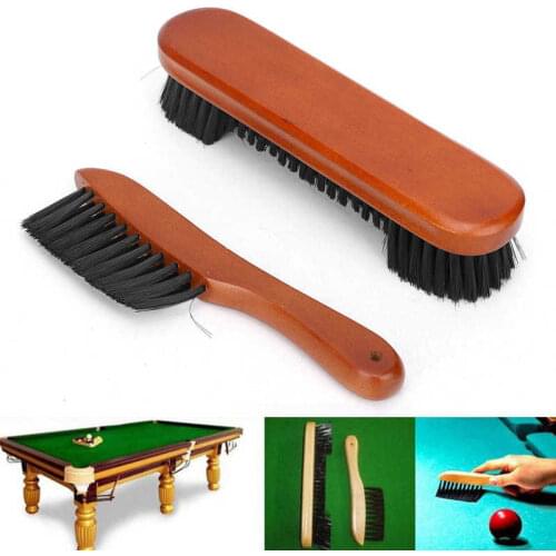2PCS/Lot Billiard Brush Set Billiard Accessories Pool Table Corner Brush and Rail Brush Set Billiard Table Cleaning Accessory