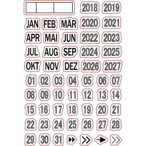 German Transparent Clear Silicone Stamp Seal for DIY scrapbooking photo album Decorative clear stamps A1085