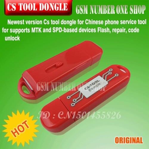 Newest version Cs tool dongle for Chinese phone service tool for supports MTK and SPD-based devices Flash, repair, code unlock