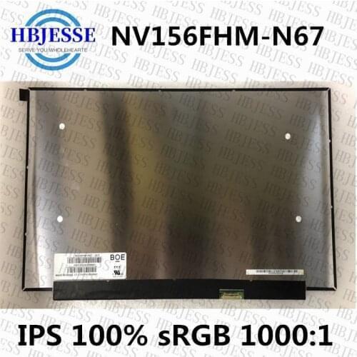 Original NV156FHM-N67 for BOE Screen IPS Matte LCD Matrix for Laptop 15.6 FHD 1920X1080 LED Display NV156FHM N67 Replacement