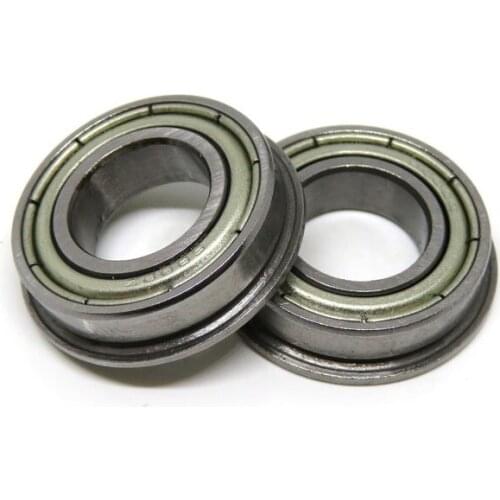 Bearings 20pcs F6801ZZ Flanged bearing F6801ZZ F6801-ZZ Z 12x21x5 flange deep groove ball bearings