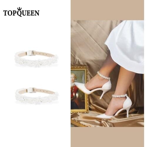 TOPQUEEN-AS23 Anti-loose Shoe Straps for High Heeled Shoes Shoe Strap Anti-loose Shoelace Accessories