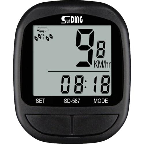 Waterproof Bike Computer With LCD Digital Display Bicycle Odometer Speedometer Cycling Wired Stopwatch Riding Accessories