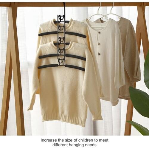 5 in 1 Clothes Rack Multilayer Mental Clothing Storage Racks Clothes Hanger Storage Holder Wardrobe Laundry Drying Rack