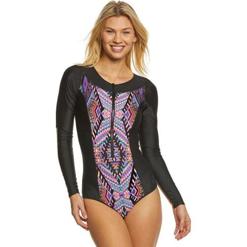 Bathing Suit Womens Bathing Suit Sexy National Wind Retro Solid Color Hot Springs Swimwear Bathing Suit Women High Waist