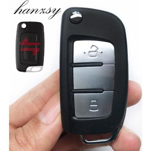 10Pcs 2/3 Buttons Car key Case For Emgrand 7 EC7 EC715 EC718 Emgrand7 EC7-RV EC715 EC718-RV Modified Remote key shell Cover Fob