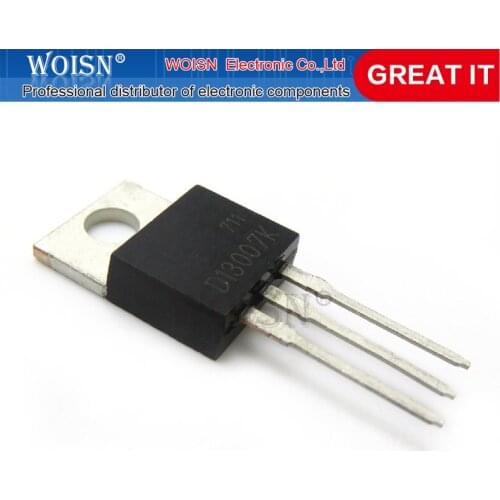 10PCS D13007K TO-220 package transistor original authentic In Stock