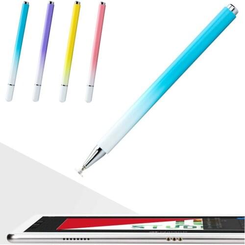 10pcs/lot Gradient Colorful Universal Stylus Compatible with iPad iPhone Samsung Tablet Most Devices Capacitive Touch Screen